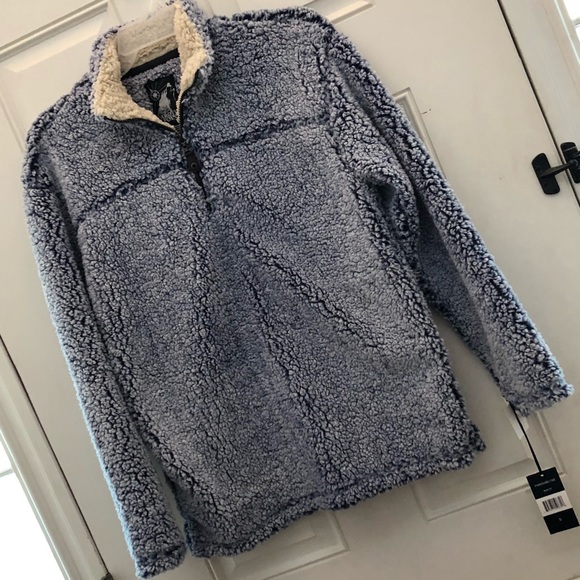 Sweaters - ONEDAYSALE NWT Arctic Point Navy Unisex Sherpa